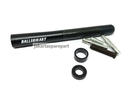 Antena Aluminium Mitsubishi Logo Ralliart Motif Carbon