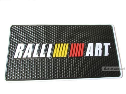 Anti Slip Mitsubishi Logo Ralliart Ukuran 26x13cm