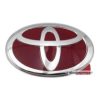 Emblem Logo Toyota Warna Merah Ukuran 13.3x9.3cm