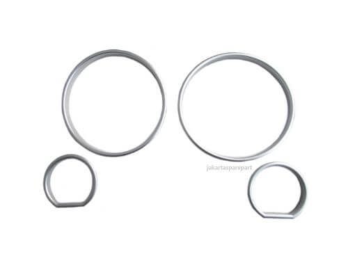 Gauge Ring BMW E32, E34 Tahun 1988-1995 Warna Satin Chrome