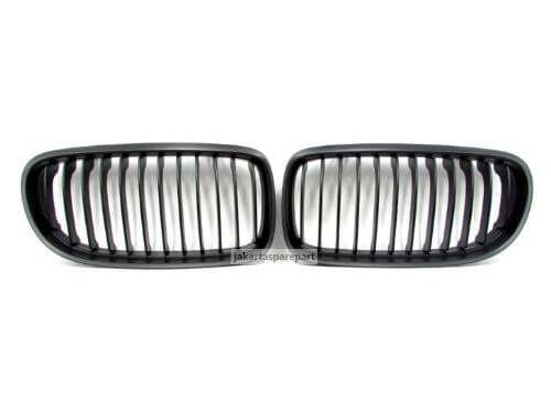 Grill BMW E90 LCI Tahun 2009-2011 Warna Matte Black Model Single Slats