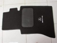 Karpet Mercedes Benz W124 Bahan Beludru Super Logo AMG Warna Hitam