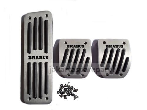 Pedal Set Manual Mercedes Benz Logo Brabus