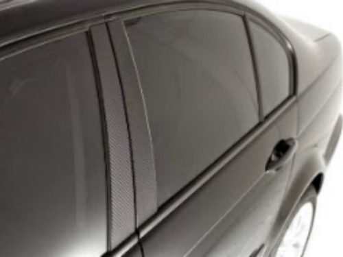 Door Pillar BMW E46 Tahun 1998-2005 Warna Hitam Motif Carbon Fiber