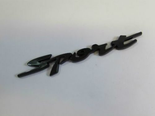 Emblem Tulisan Sport Warna Hitam Ukuran 13x2cm Untuk Suzuki