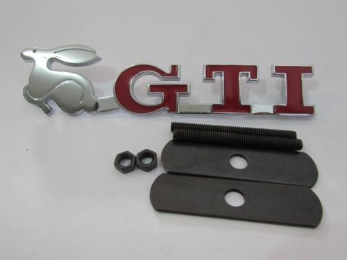 Emblem Grill VW Logo GTI Rabbit