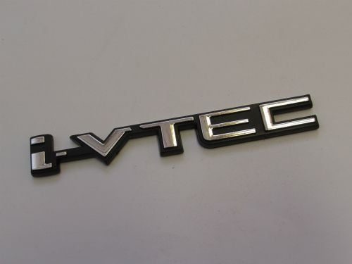 Emblem Tempel i-VTEC Warna Hitam Chrome Ukuran 11.7x1.7cm Untuk Honda