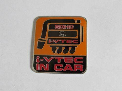 Emblem Tempel Honda SOHC I-vtec In Car Ukuran 5.5x6cm