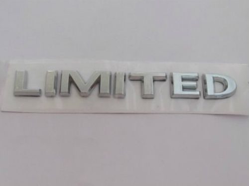 Emblem Tulisan LIMITED Warna Chrome Ukuran 14.5x1.7cm Untuk Toyota