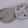 Dop Velg Peugeot Ukuran 60mm Warna Chrome Silver