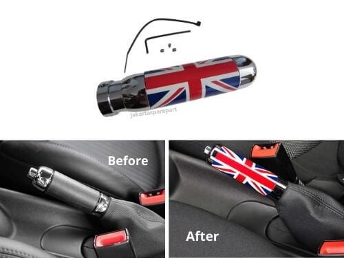 Handbrake Cover Mini Cooper R50, R51, R52, R53, R55, R57, R58 Model Red Union Jack