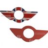 Door Lock Knobs Mini Cooper Model Union Jack Style Wing