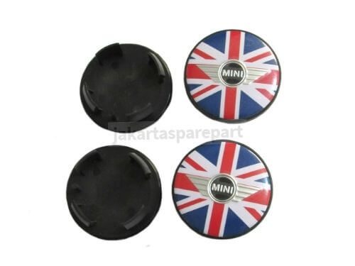 Dop Velg Mini Cooper Tahun 2001-2012 dan Austin Mini Ukuran 53mm Model UK Flag