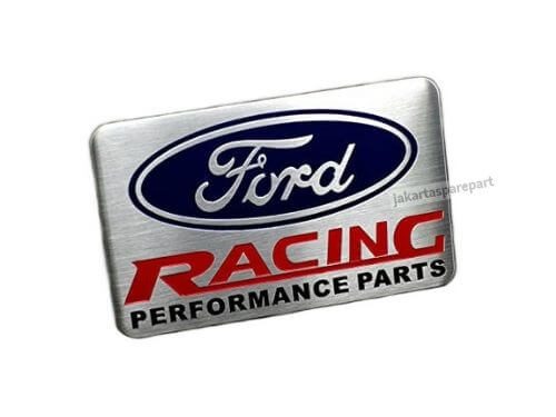 Emblem Tempel Ford RACING PERFORMANCE PARTS Ukuran 8x5cm