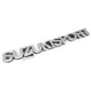 Emblem Tulisan SUZUKI SPORT Warna Chrome Ukuran 13.5x1.6cm
