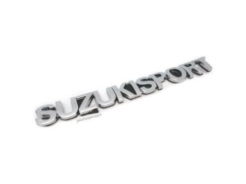 Emblem Tulisan SUZUKI SPORT Warna Chrome Ukuran 13.5x1.6cm