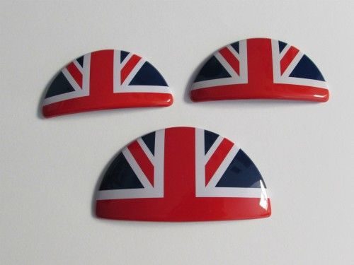 Door Inner Handle Cover Mini Cooper R53 Model UK Flag Warna Merah