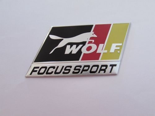 Emblem Tempel Ford WOLF FOCUS SPORT Ukuran 7x4.5cm