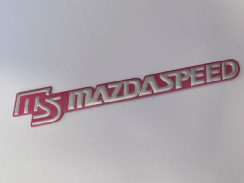 Emblem Tempel ms MAZDA SPEED Warna Pink