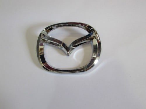 Emblem Logo Mazda Warna Chrome Ukuran 7.5x6cm