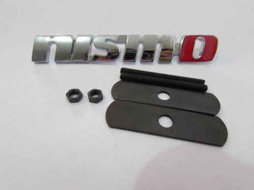 Emblem Grill Nismo Warna Chrome Merah Untuk Nissan