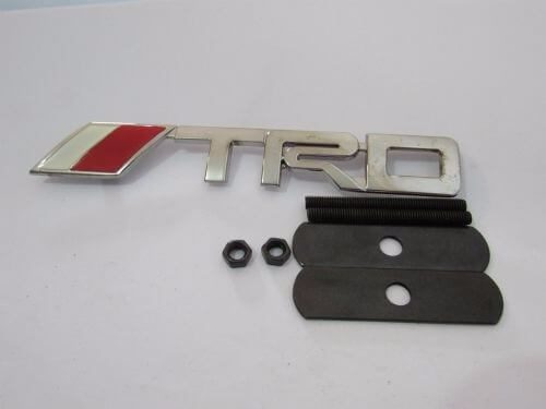 Emblem Grill TRD Ukuran 14.7x2.2cm Untuk Toyota