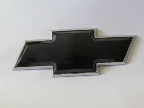 Emblem Logo Chevrolet Warna Hitam Ukuran 20.5x7.8cm