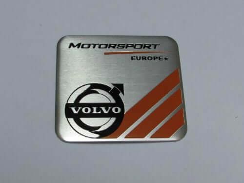 Emblem Tempel VOLVO Motorsport Europe Ukuran 6x5.5cm