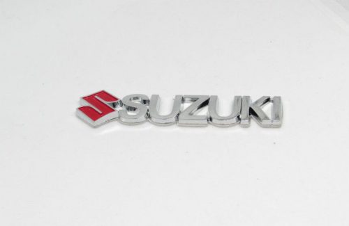 Emblem Tulisan Suzuki Ukuran 8.5x1.5cm