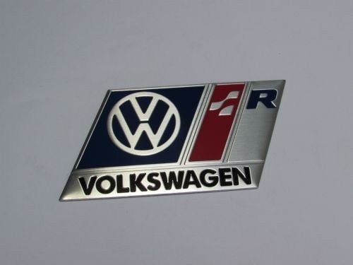 Emblem Tempel VW Racing Ukuran 9.5x4.5cm
