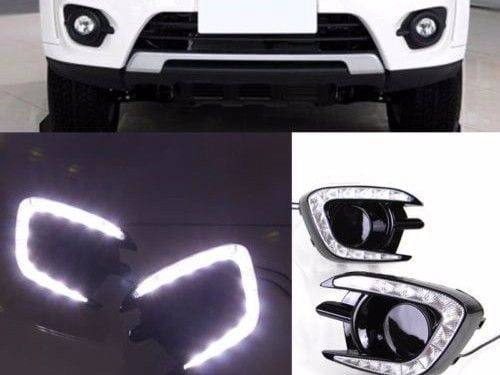 Lampu LED DRL Mitsubishi Pajero Sport Tahun 2013-2015 Nyala Putih - Single Colour