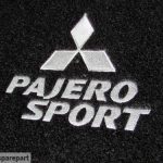 Karpet Pajero Sport Exceed Bahan Bludru Super Warna Hitam