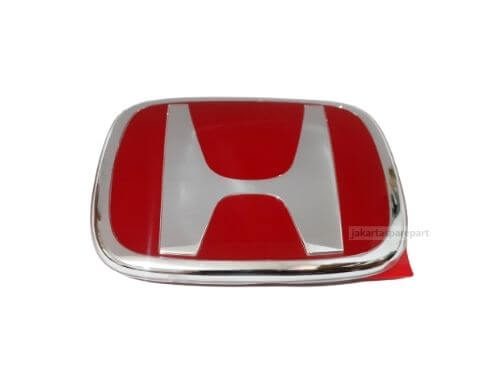 Emblem Logo Honda Warna Merah Ukuran 10×8.5cm