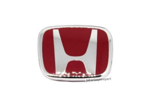 Emblem Logo Honda Warna Merah Ukuran 10×8.5cm