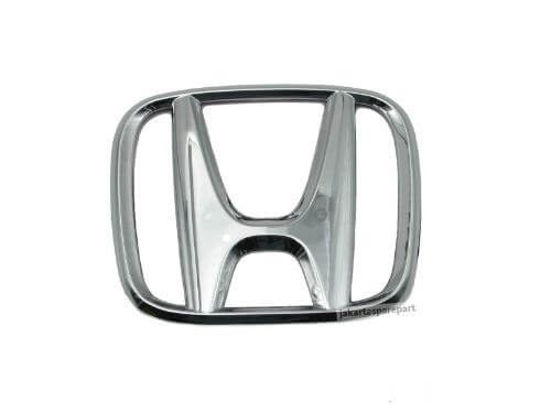 Emblem Logo Honda Warna Chrome Ukuran 12x10cm