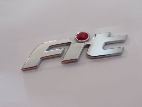 Emblem Tulisan Fit Warna Chrome Ukuran 12.5x3cm Untuk Honda