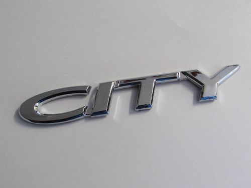 Emblem Tulisan City Warna Chrome Untuk Honda