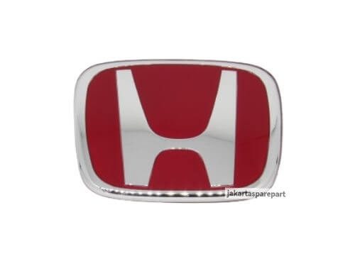 Emblem Logo Honda Warna Merah Ukuran 12.3x10cm