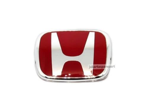 Emblem Logo Honda Warna Merah Ukuran 9.2x7.5cm