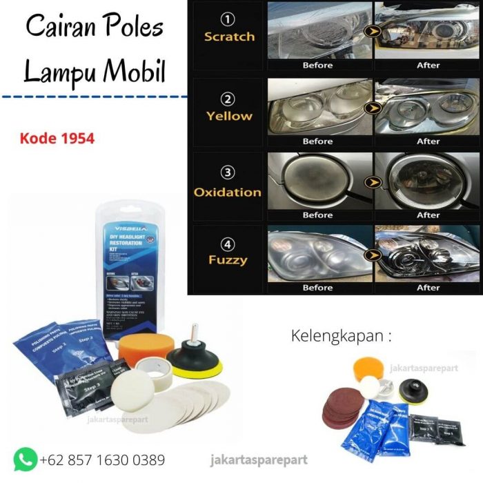 Cairan Poles Lampu Mobil