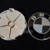 Dop Velg BMW Ukuran 68mm Warna Hitam Putih Model Carbon