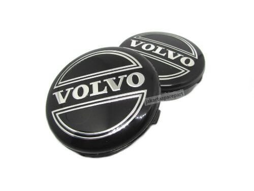 Dop Velg Volvo Ukuran 65mm Warna Hitam