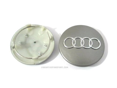 Dop Velg Audi Ukuran 68mm Warna Abu-Abu