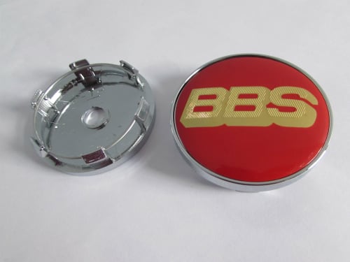 Dop Velg BBS 60mm Red Gold - jakartasparepart