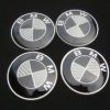 Dop Velg BMW Ukuran 68mm Warna Hitam Putih Model Carbon