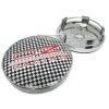 Dop Velg Oz Racing Ukuran 60mm Warna Merah Hitam Putih