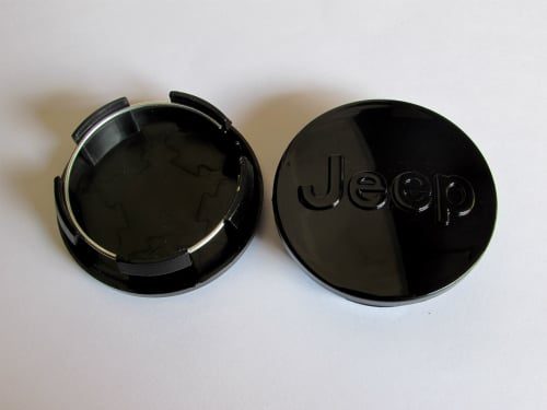 Dop Velg Jeep Ukuran 64mm Warna Full Glossy Black