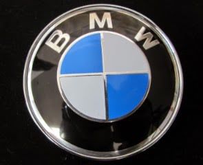 Dop Velg BMW Ukuran 58mm Warna Biru Putih
