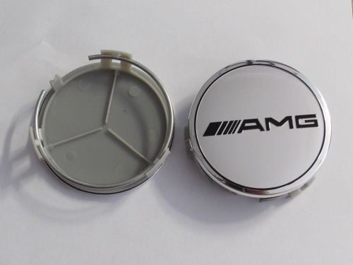 Dop Velg AMG Ukuran 75mm Warna Hitam Silver