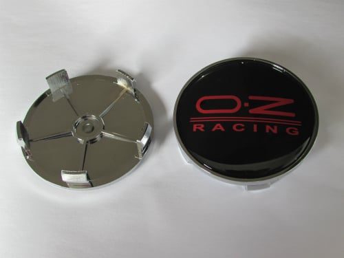 Dop Velg OZ RACING Ukuran 68mm Warna Hitam Merah